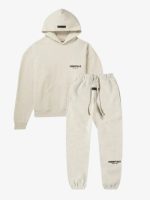 Essentials Fear of God Light Heather Oatmeal Tracksuit