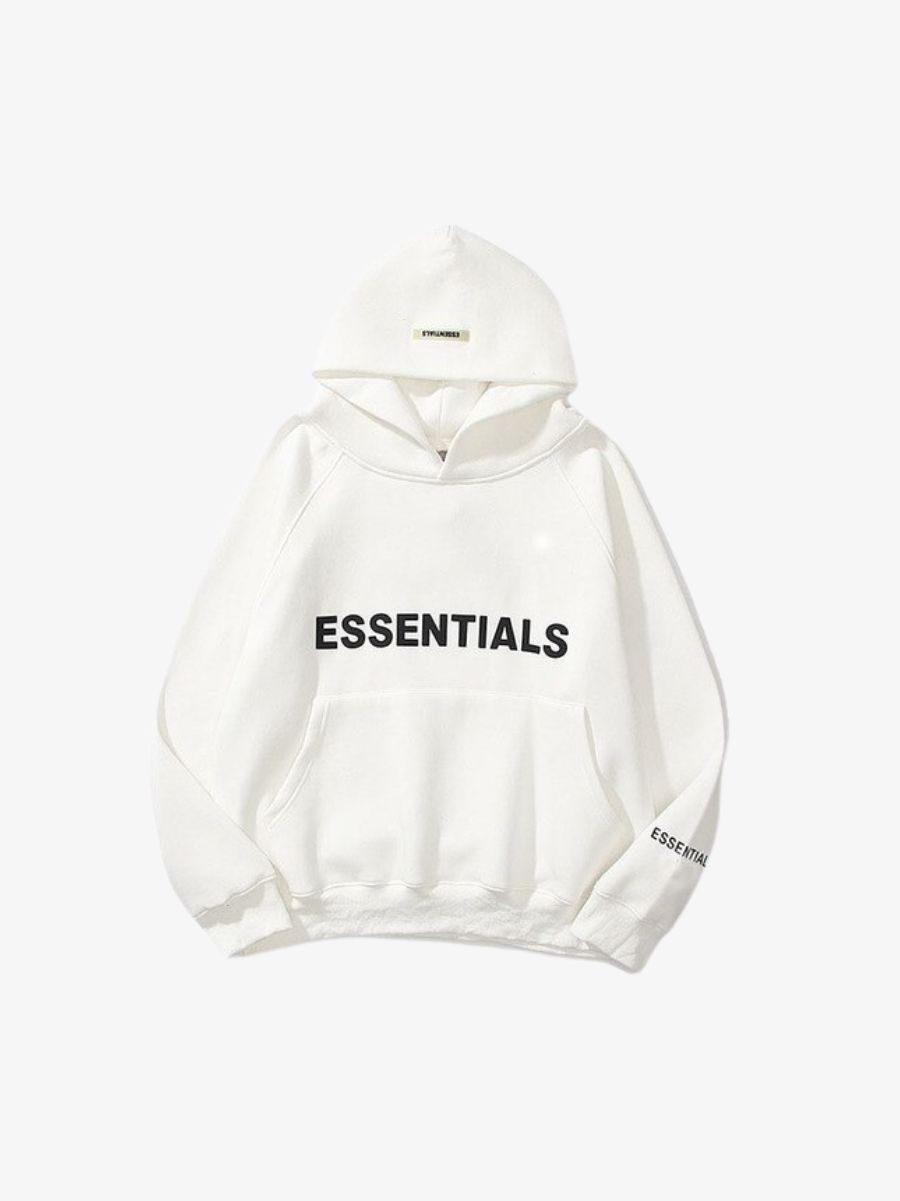 ESSENTIALS Oversized Hoodie ESSENTIALS Oversized Hoodie White